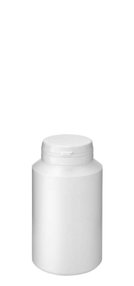 Pot à comprimés 200ml 43HG HDPE blanc #2